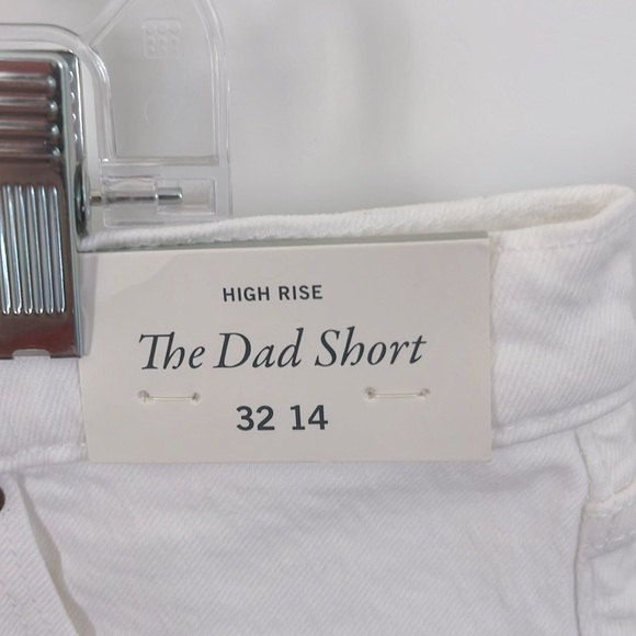 ABERCROMBIE and FITCH Jeans $70 Women The Dad Short Frayed Hem Plus Size 14 NWT - Picture 8 of 8